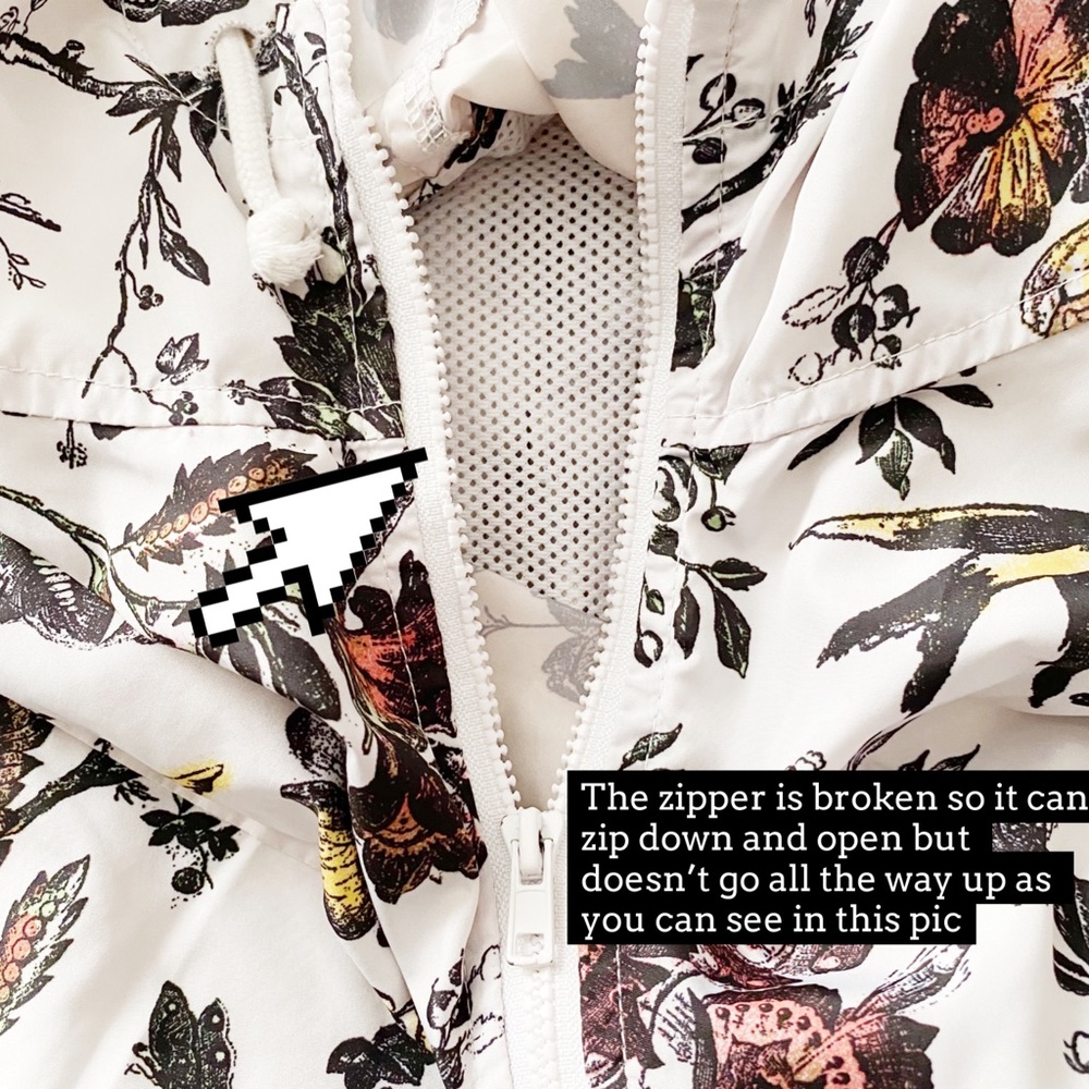 PRICE FIRM / Union Bay Flora Print Windbreaker - Picture 12 of 13